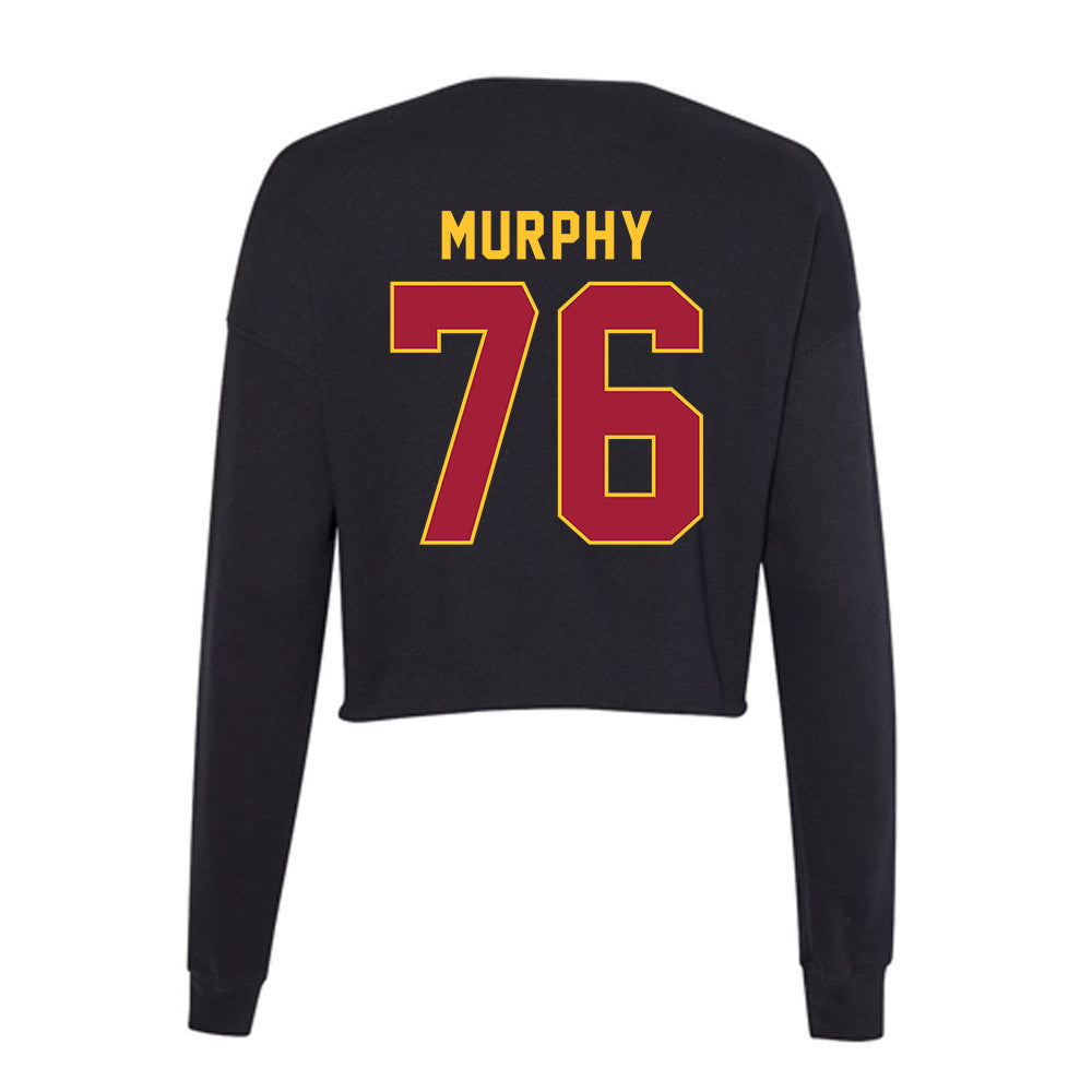 USC - NCAA Football : Mason Murphy - Women's Cropped Crew Fleece-1