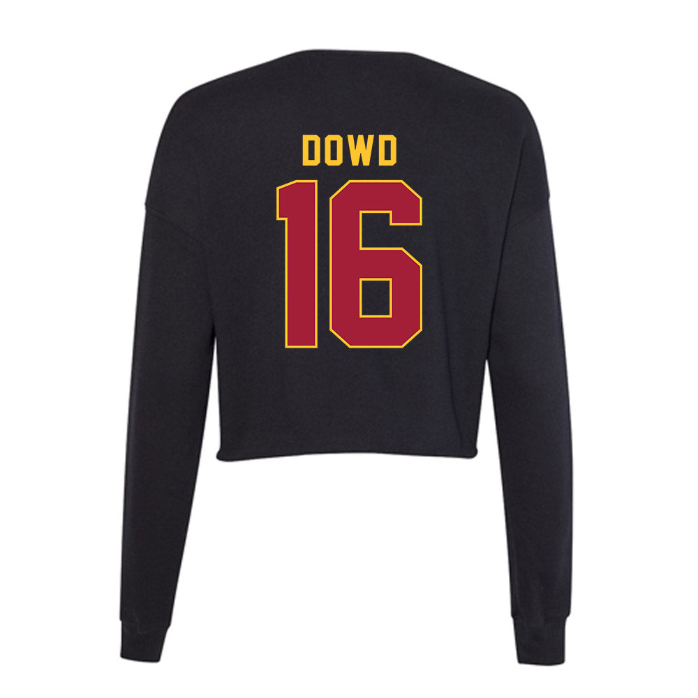 USC - NCAA Baseball : Brayden Dowd - Women's Cropped Crew Fleece-1