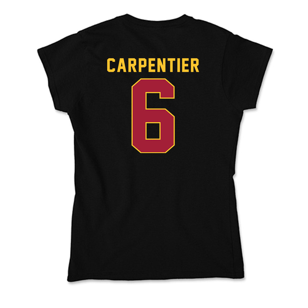 USC - NCAA Baseball : Dean Carpentier - Soft Style Women’s T-Shirt-1
