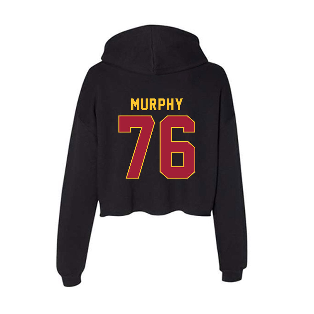 USC - NCAA Football : Mason Murphy - Women's Crop Fleece Hoodie-1