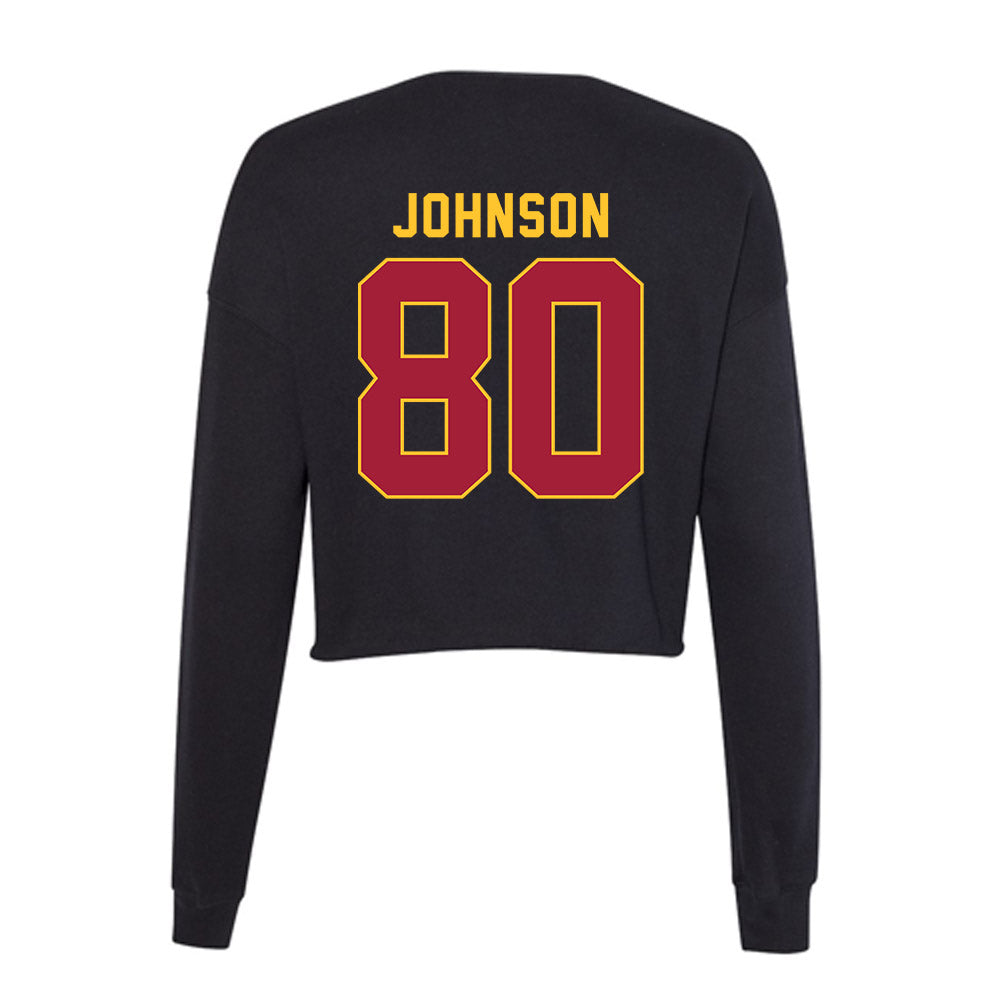 USC - NCAA Football : Sam Johnson - Women's Cropped Crew Fleece-1