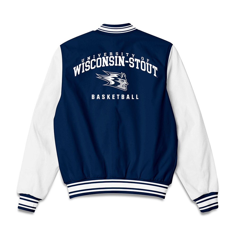 UW Stout - NCAA Women's Basketball : Allison Wokatsch - Bomber Jacket-1