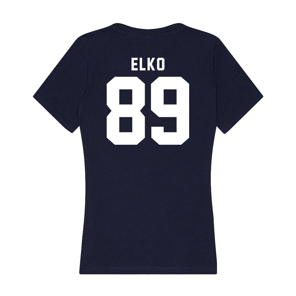 Georgia Tech - NCAA Football : Chris Elko - Women's V-Neck T-Shirt-1