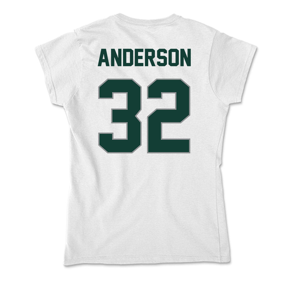Michigan State - NCAA Men's Soccer : David Anderson - Soft Style Women’s T-Shirt-1