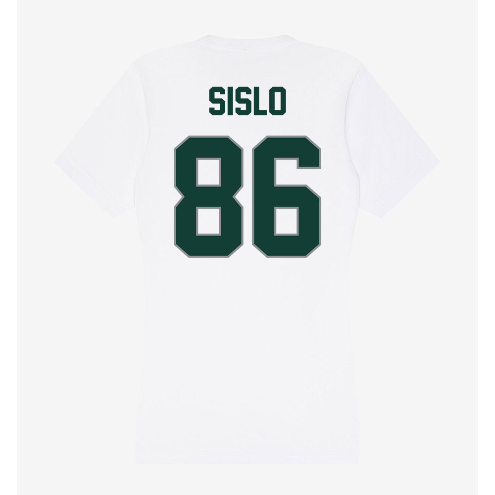 Michigan State - NCAA Football : Blake Sislo - Women's V-Neck T-Shirt-1