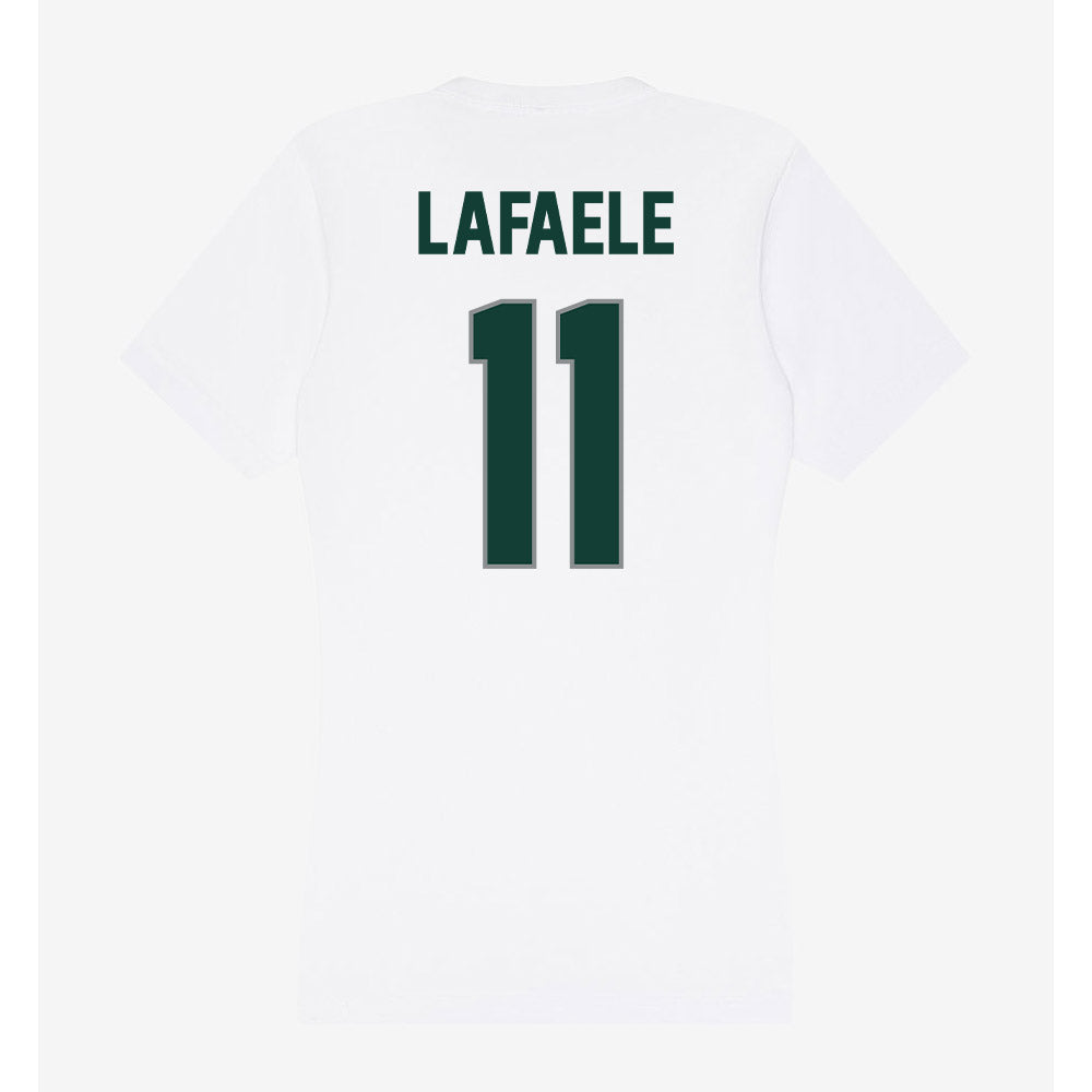 Michigan State - NCAA Football : Anelu Lafaele - Women's V-Neck T-Shirt-1