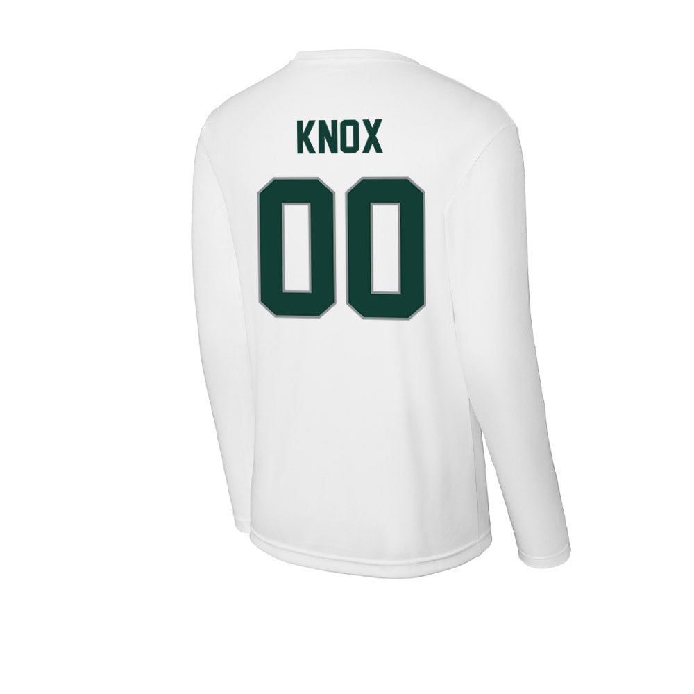 Michigan State - NCAA Men's Soccer : JEB Knox - Activewear Long Sleeve T-Shirt-1