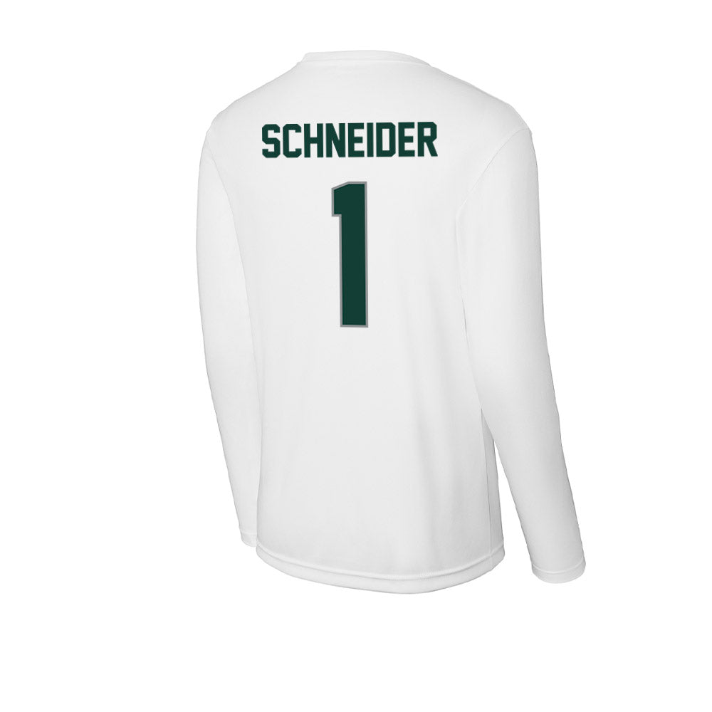 Michigan State - NCAA Women's Volleyball : Lia Schneider - Activewear Long Sleeve T-Shirt-1