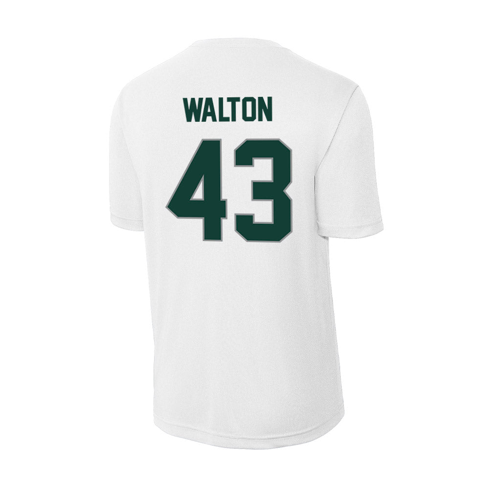 Michigan State - NCAA Men's Basketball : Colin Walton - Activewear T-Shirt-1