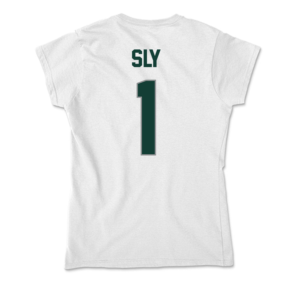 Michigan State - NCAA Men's Soccer : Michael Sly - Soft Style Women’s T-Shirt-1