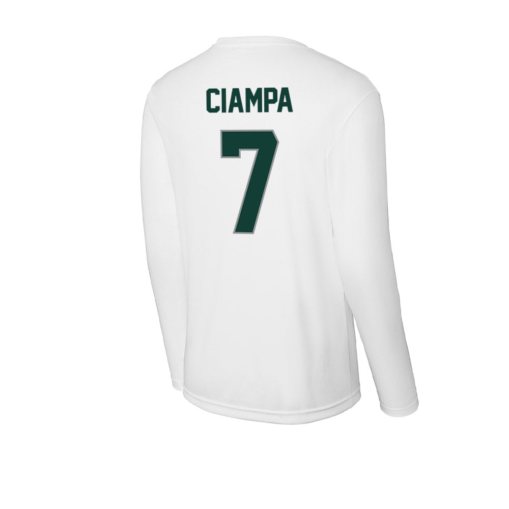 Michigan State - NCAA Women's Soccer : Aubree Ciampa - Activewear Long Sleeve T-Shirt-1