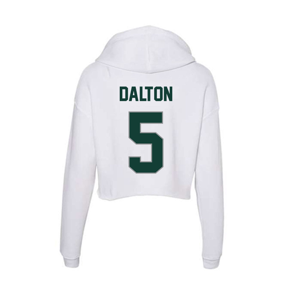 Michigan State - NCAA Women's Soccer : Regan Dalton - Women's Crop Fleece Hoodie-1