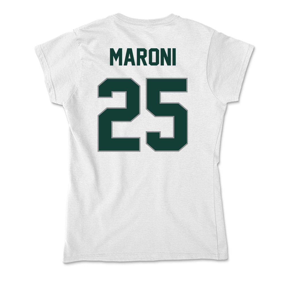 Michigan State - NCAA Women's Soccer : Samantha Maroni - Soft Style Women’s T-Shirt-1