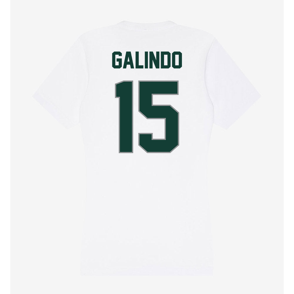 Michigan State - NCAA Softball : Alyssa Galindo - Women's V-Neck T-Shirt-1