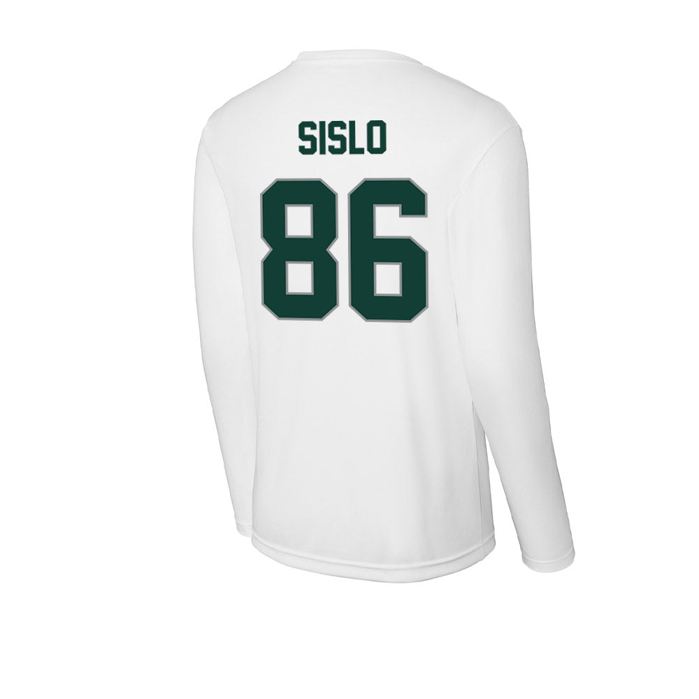 Michigan State - NCAA Football : Blake Sislo - Activewear Long Sleeve T-Shirt-1
