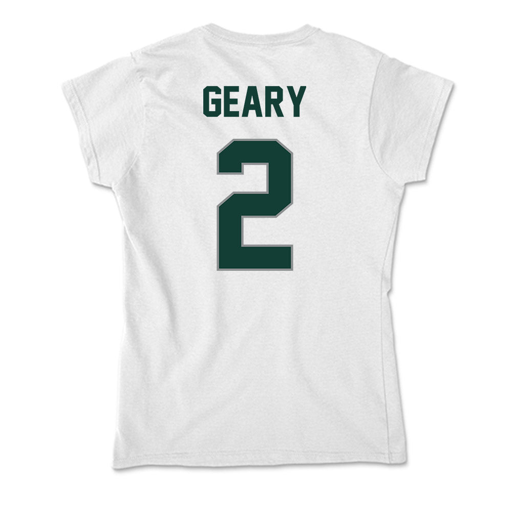 Michigan State - NCAA Men's Ice Hockey : Patrick Geary - Soft Style Women’s T-Shirt-1