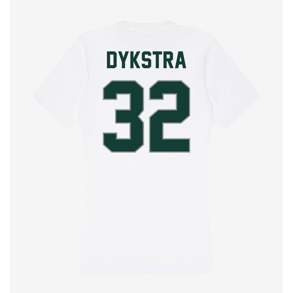 Michigan State - NCAA Women's Basketball : Marah Dykstra - Women's V-Neck T-Shirt-1