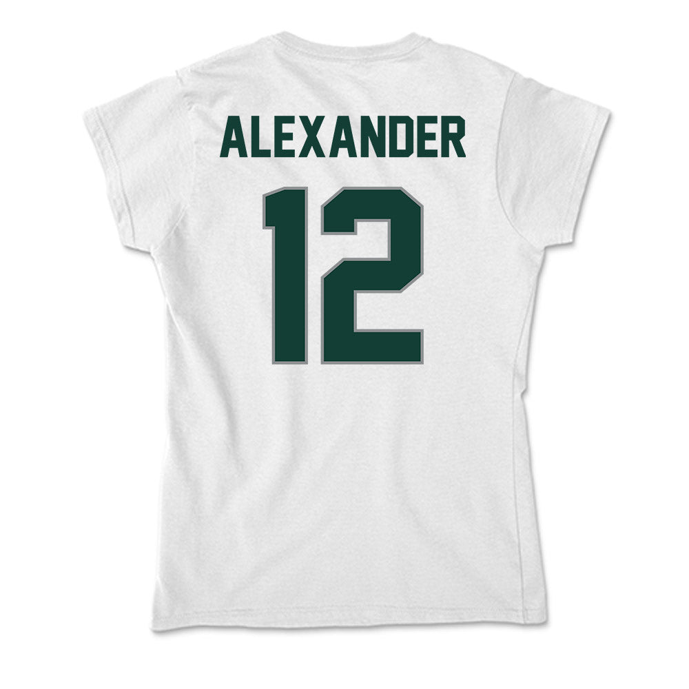 Michigan State - NCAA Women's Basketball : Isa Alexander - Soft Style Women’s T-Shirt-1