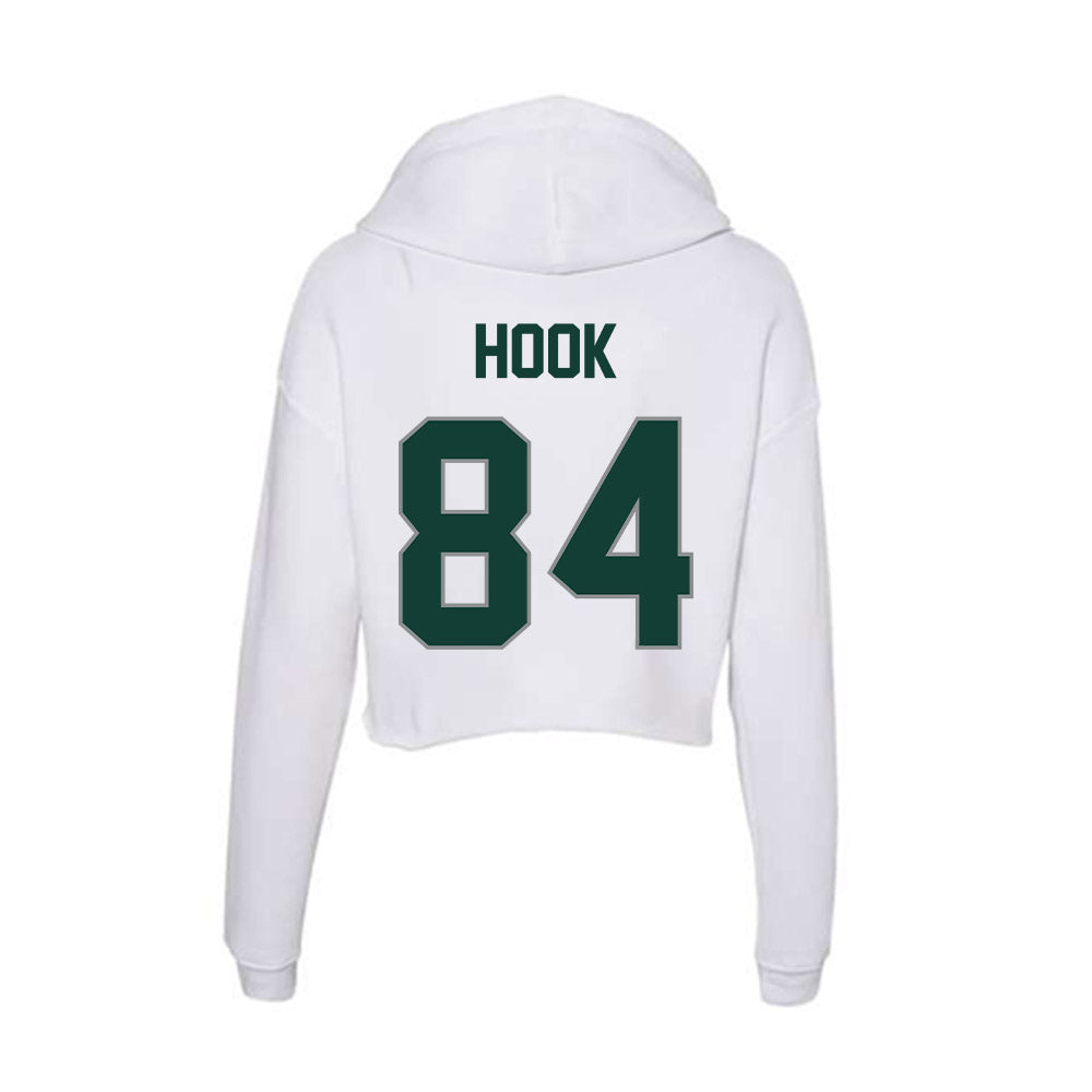 Michigan State - NCAA Football : Wyatt Hook - Women's Crop Fleece Hoodie-1