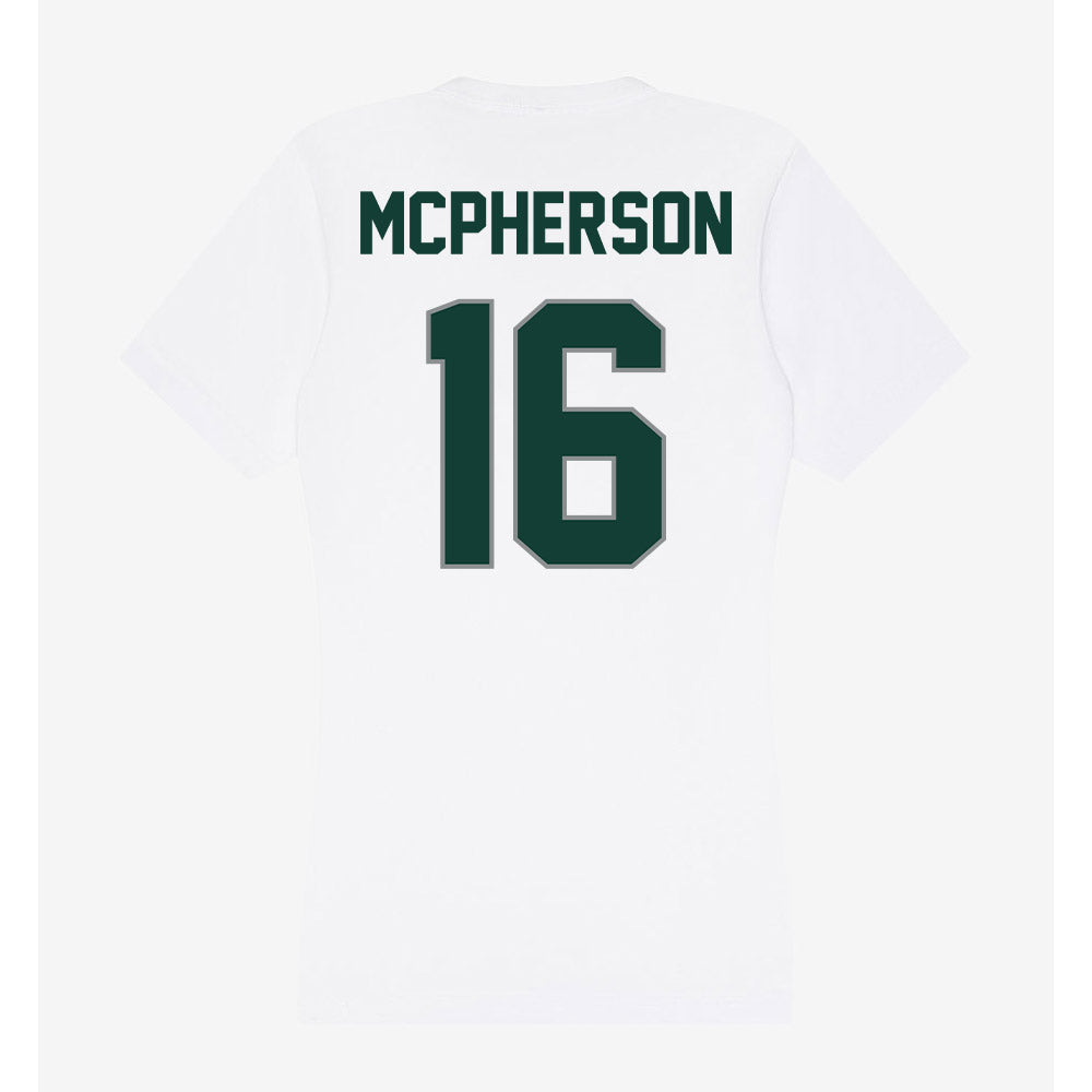 Michigan State - NCAA Women's Soccer : Kaleigh Mcpherson - Women's V-Neck T-Shirt-1