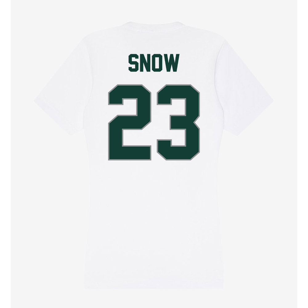 Michigan State - NCAA Football : Darius Snow - Women's V-Neck T-Shirt-1