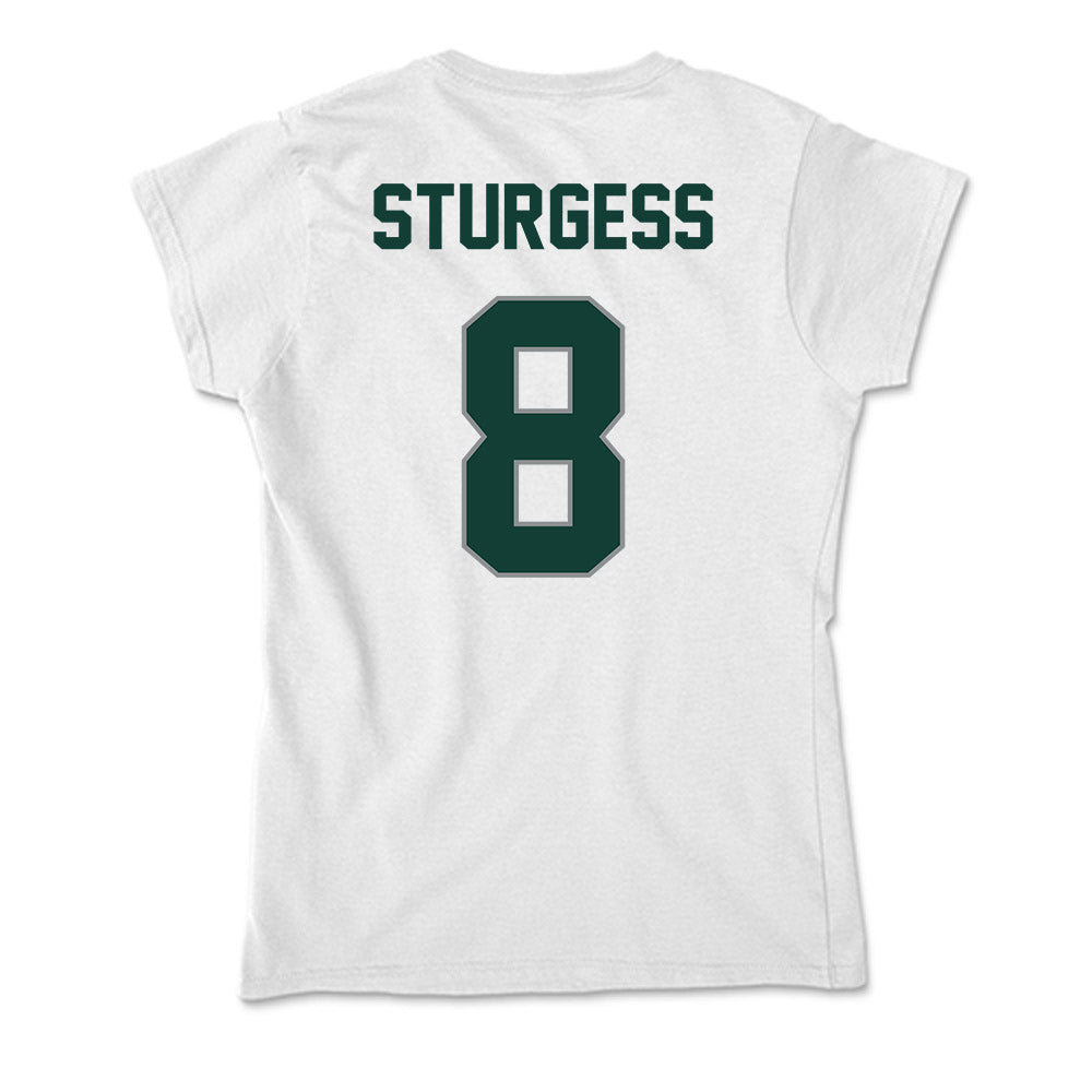 Michigan State - NCAA Baseball : Isaac Sturgess - Soft Style Women’s T-Shirt-1