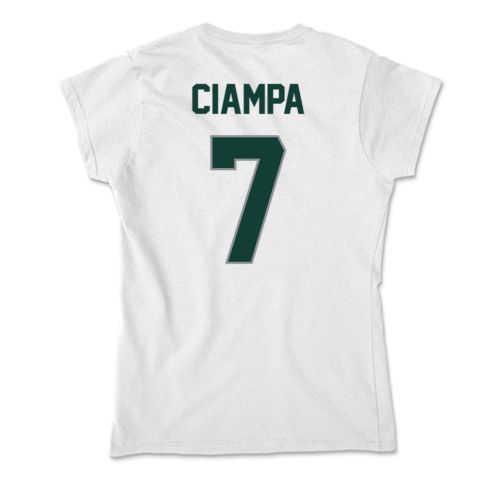 Michigan State - NCAA Women's Soccer : Aubree Ciampa - Soft Style Women’s T-Shirt-1