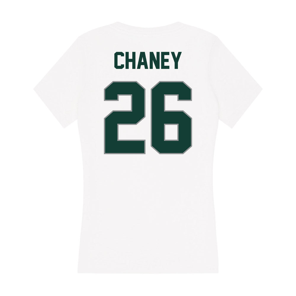 Michigan State - NCAA Football : Stone Chaney - Women's V-Neck T-Shirt-1