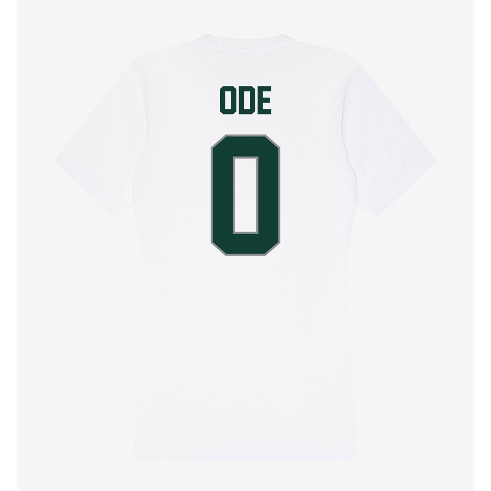 Michigan State - NCAA Women's Basketball : Jordan Ode - Women's V-Neck T-Shirt-1