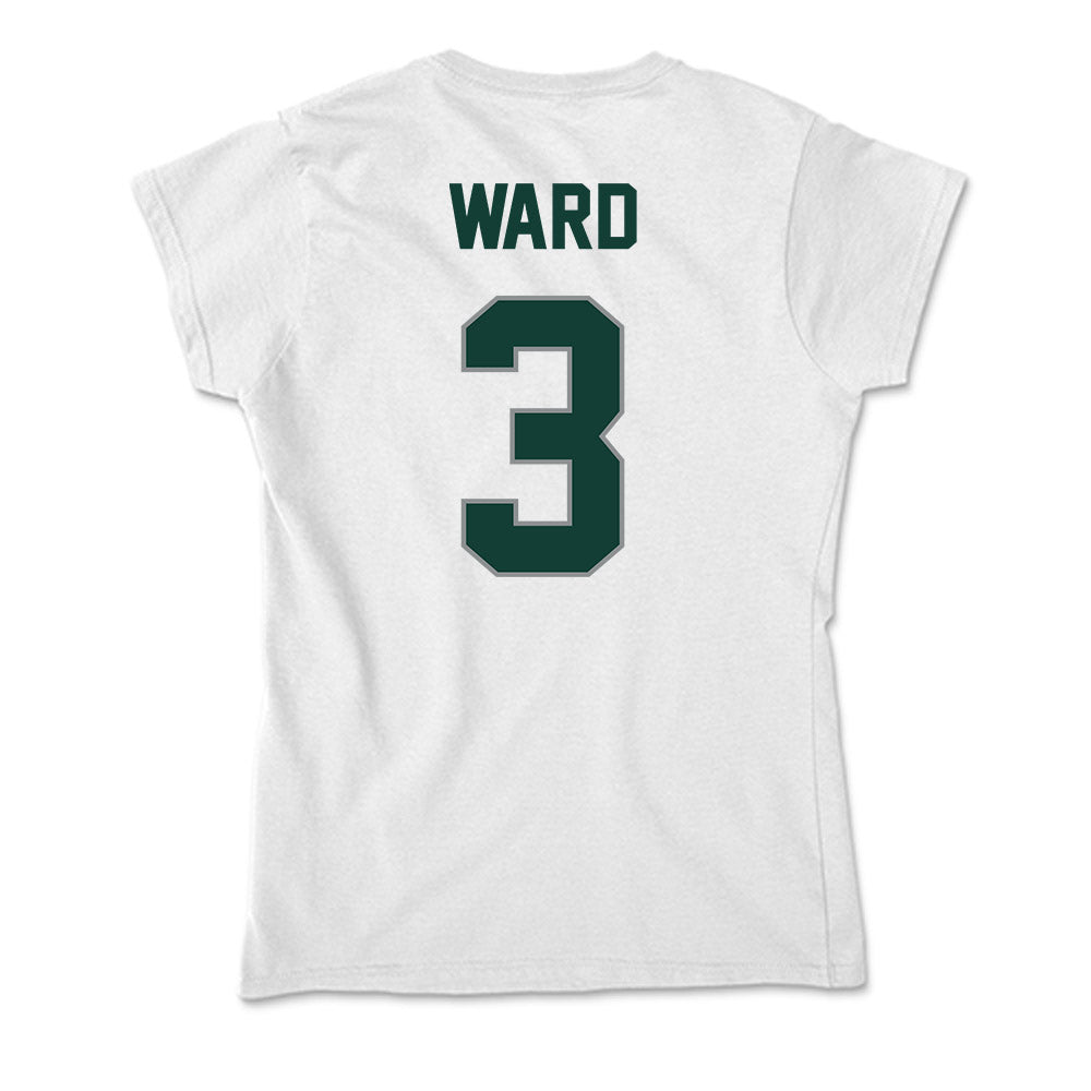 Michigan State - NCAA Men's Basketball : Cam Ward - Soft Style Women’s T-Shirt-1