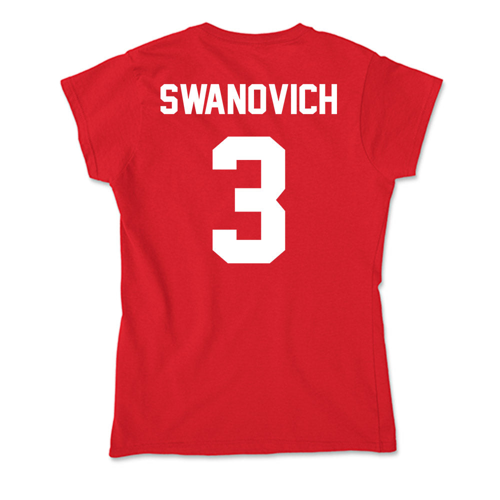 Rutgers - NCAA Women's Lacrosse : Samantha Swanovich - Soft Style Women’s T-Shirt-1