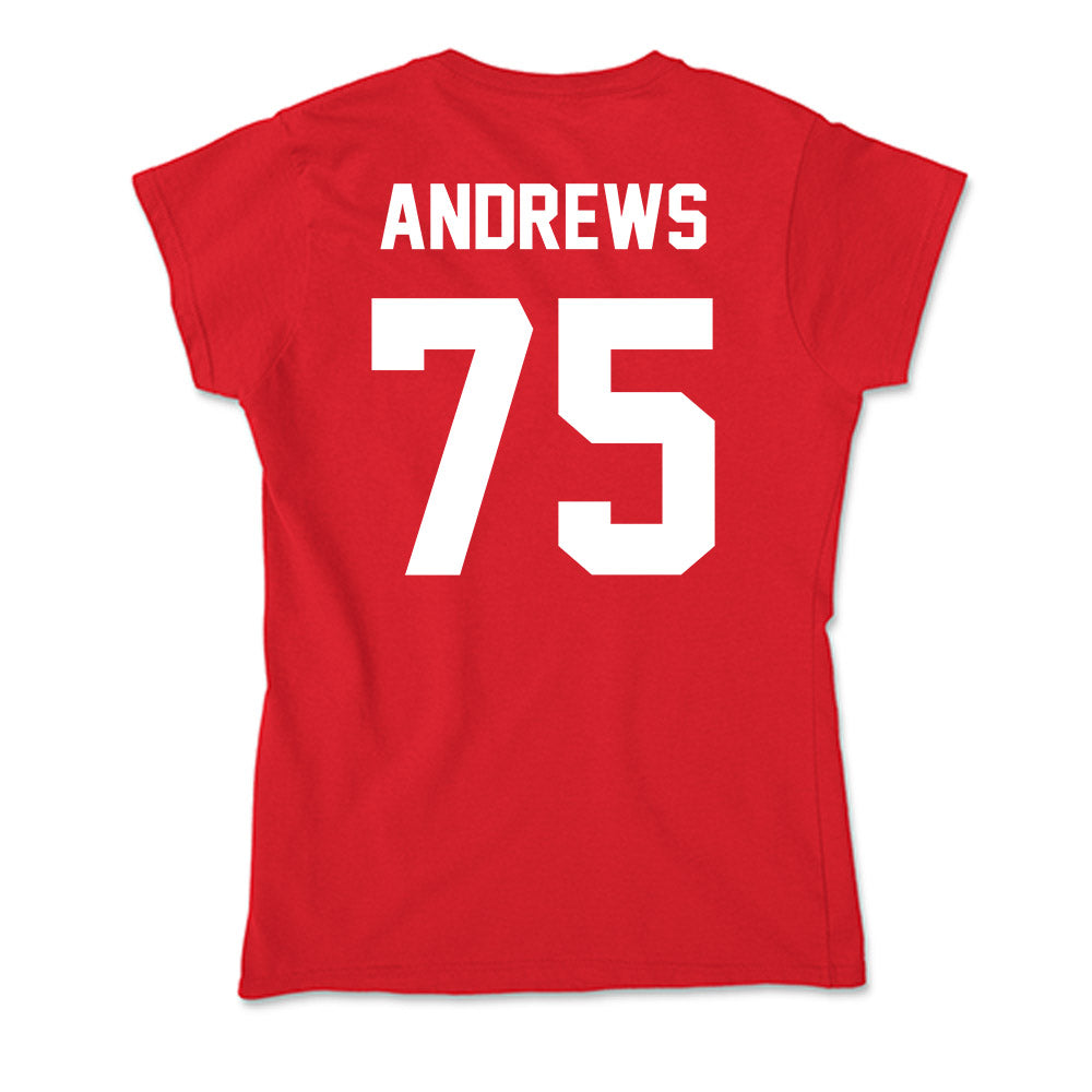 Rutgers - NCAA Football : Raynor Andrews - Soft Style Women’s T-Shirt-1