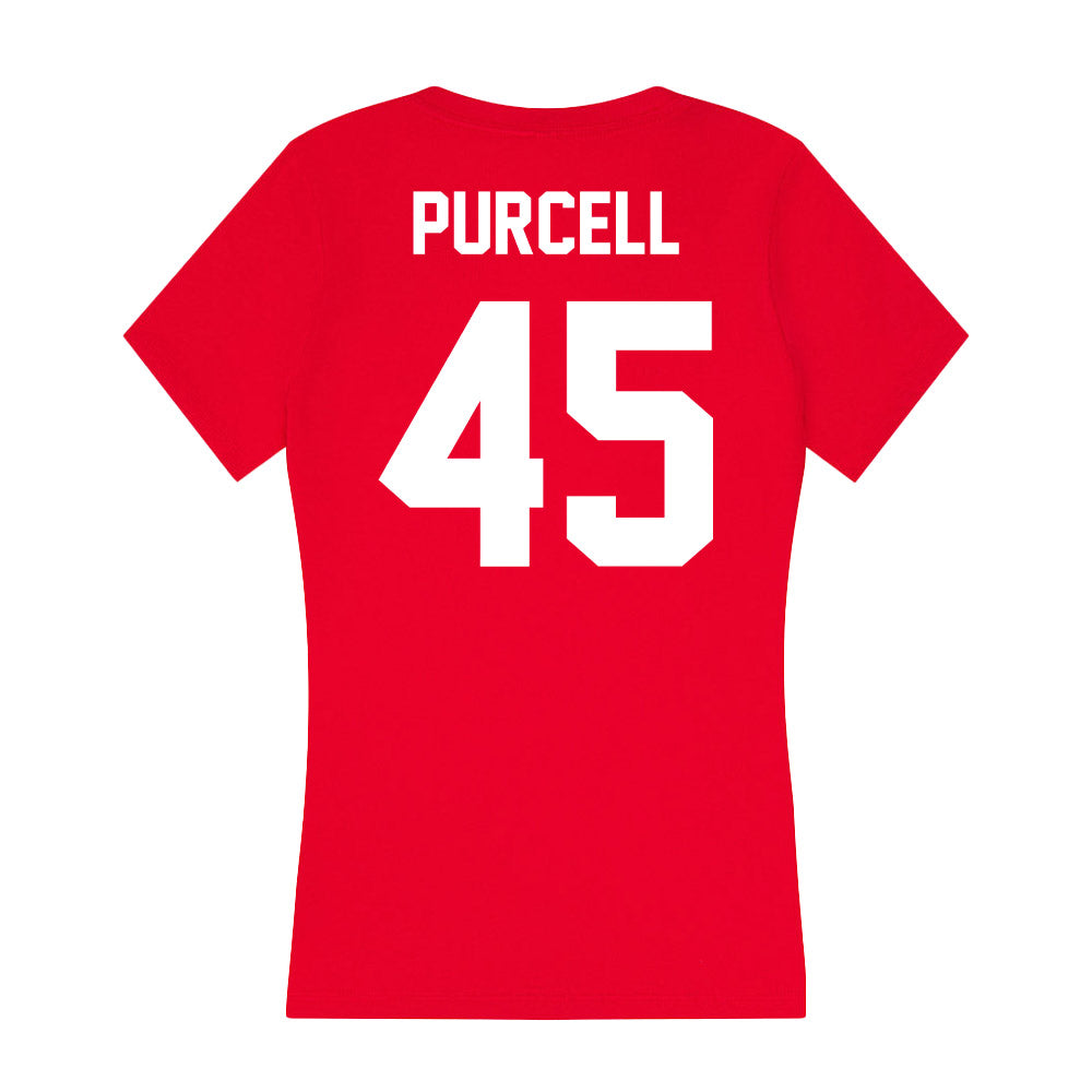 Rutgers - NCAA Football : Shawn Purcell - Women's V-Neck T-Shirt-1