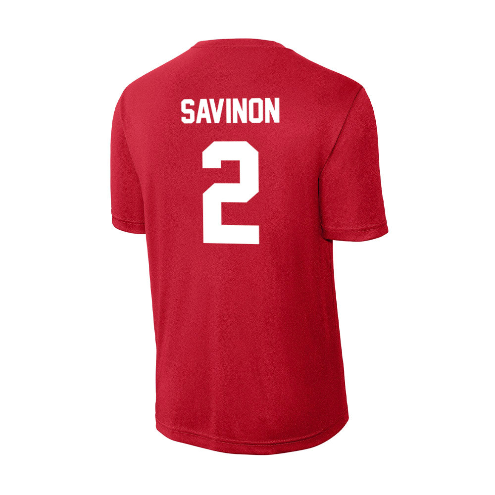 Rutgers - NCAA Baseball : Jordan Savinon - Activewear T-Shirt-1