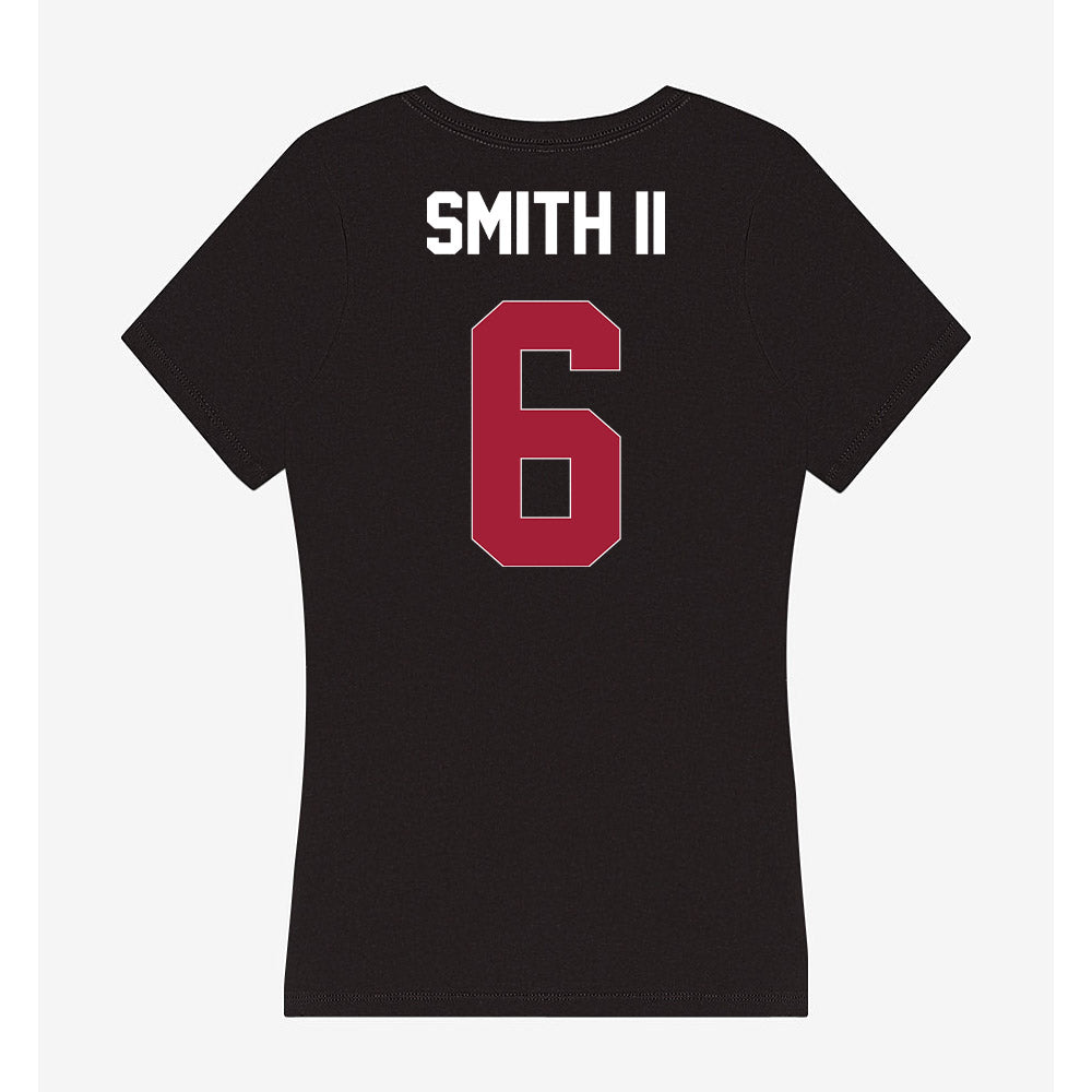 Oklahoma - NCAA Football : Nigel Smith II - Women's V-Neck T-Shirt-1