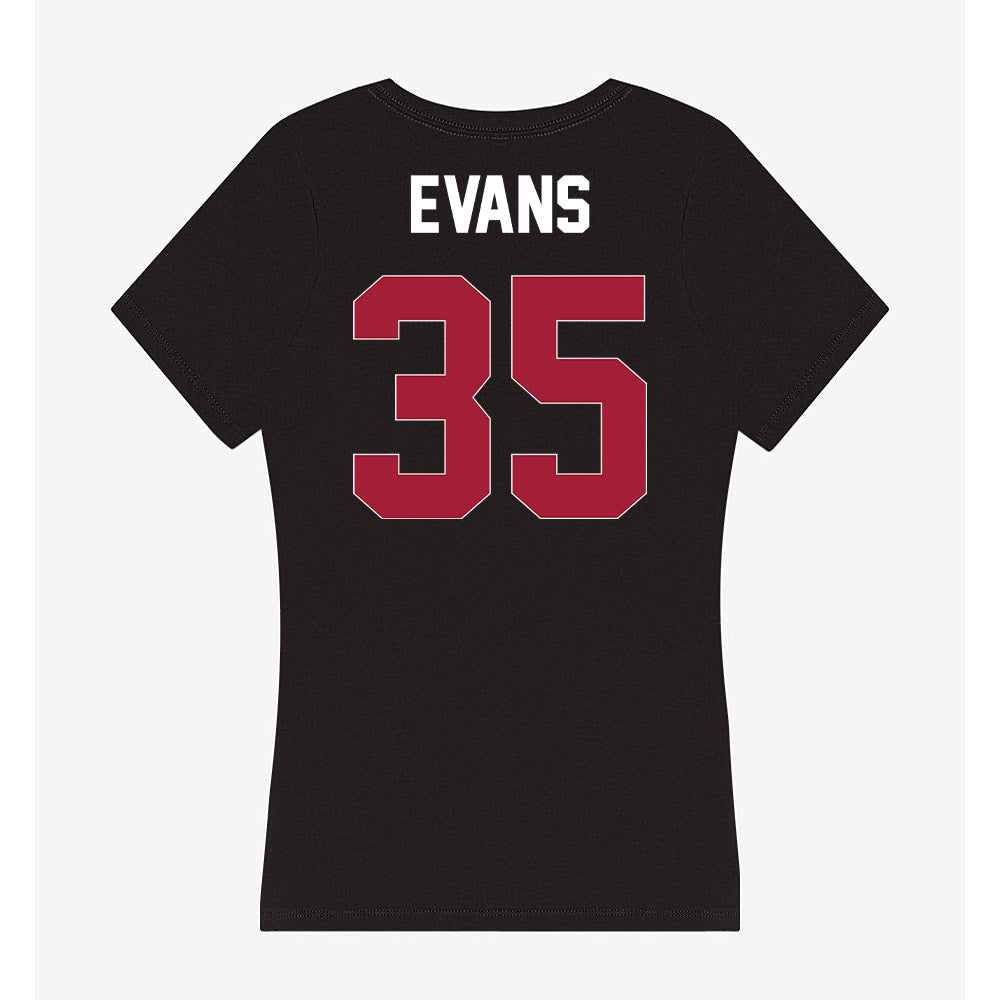 Oklahoma - NCAA Football : Liam Evans - Women's V-Neck T-Shirt-1