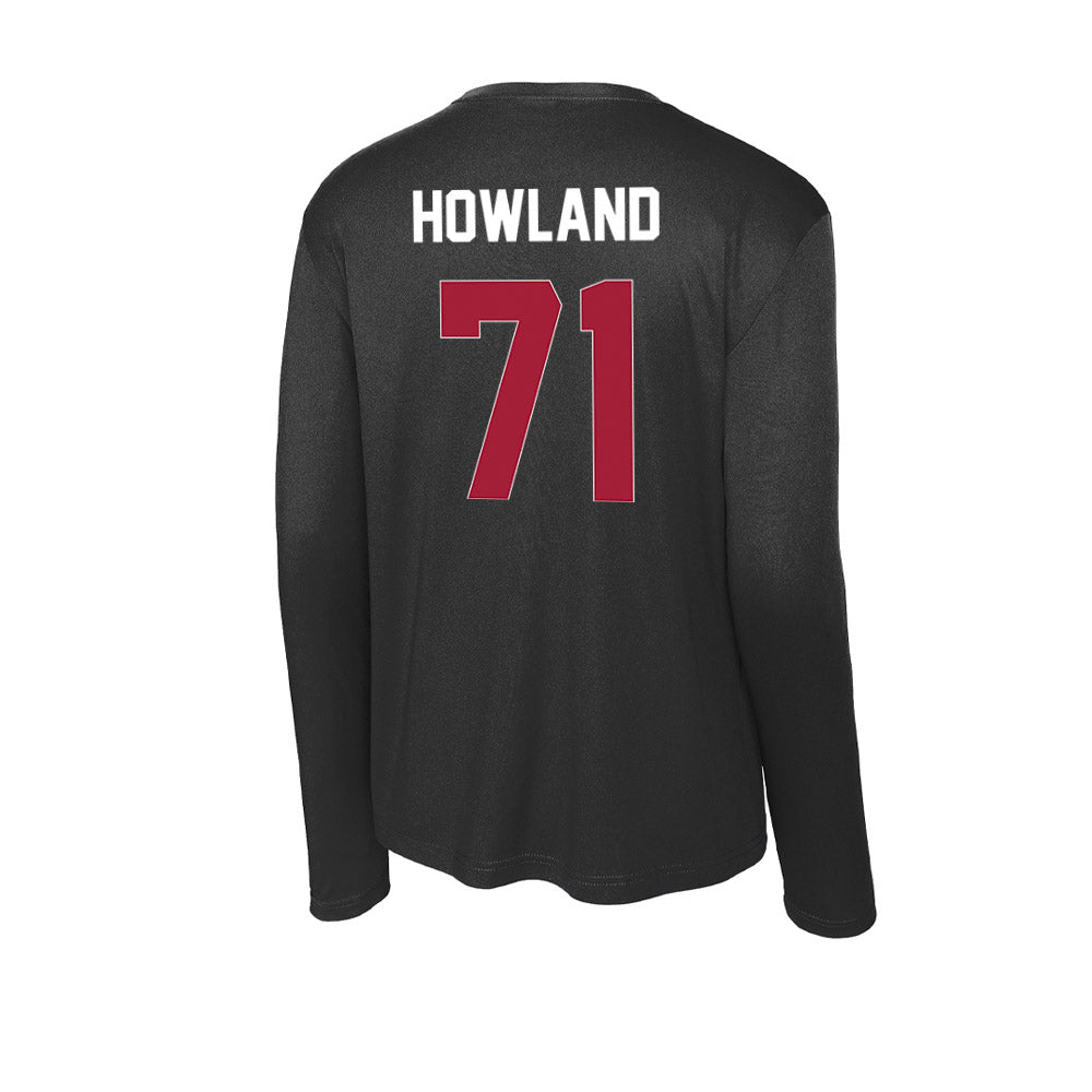 Oklahoma - NCAA Football : Logan Howland - Activewear Long Sleeve T-Shirt-1