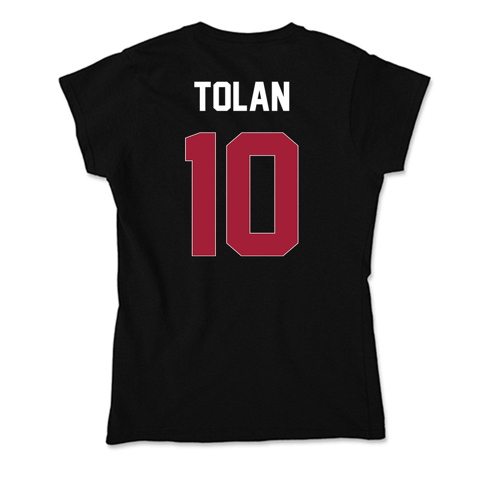 Oklahoma - NCAA Women's Basketball : Emma Tolan - Soft Style Women’s T-Shirt-1