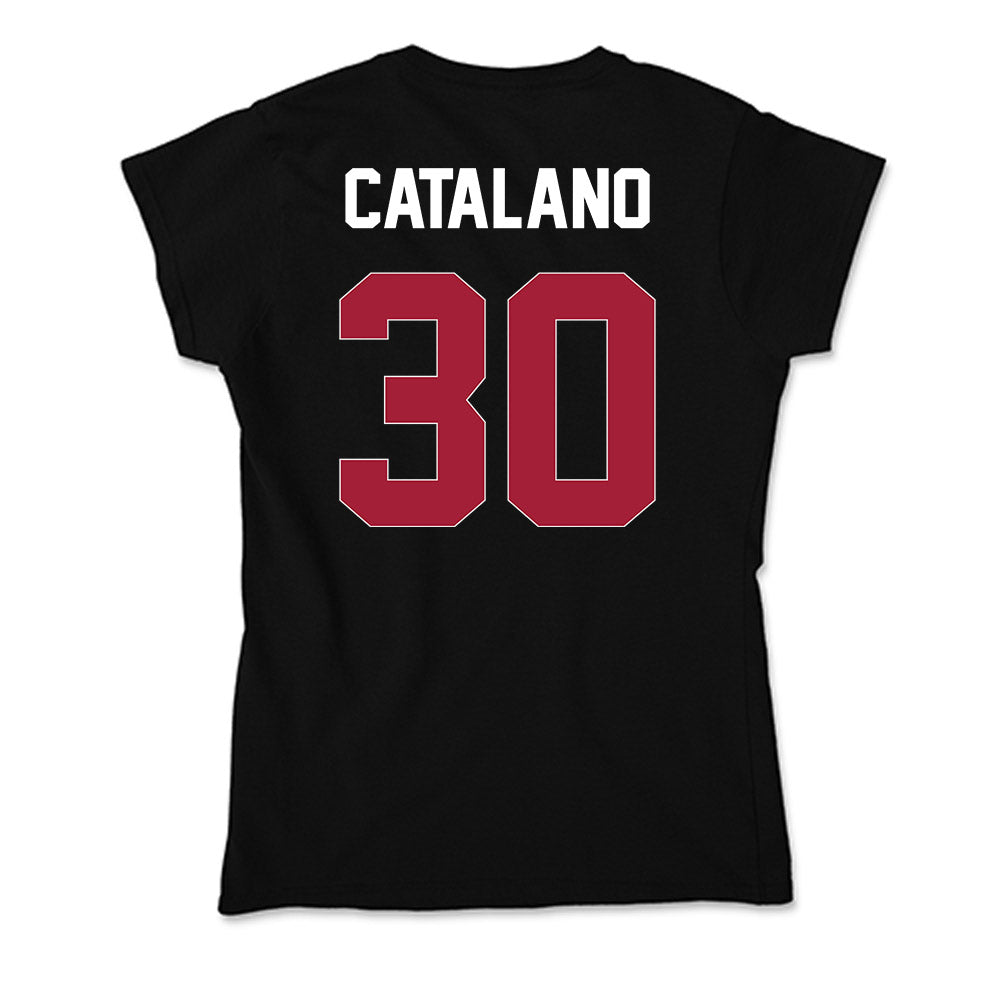 Oklahoma - NCAA Baseball : Michael Catalano - Soft Style Women’s T-Shirt-1