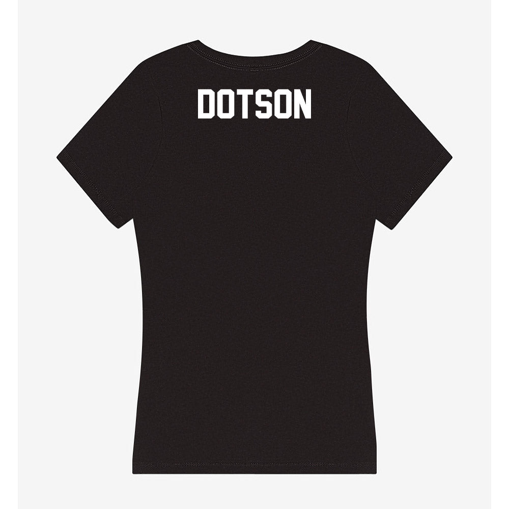 Oklahoma - NCAA Women's Track & Field : Tyley Dotson - Women's V-Neck T-Shirt-1