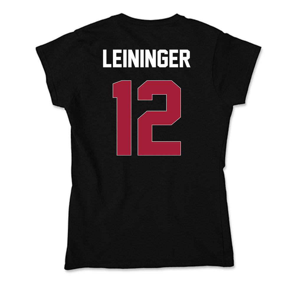 Oklahoma - NCAA Baseball : Ryley Leininger - Soft Style Women’s T-Shirt-1