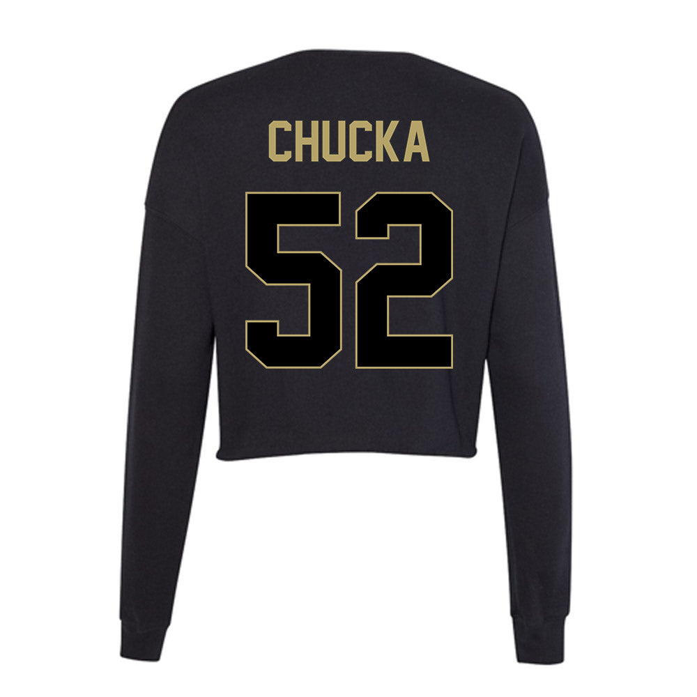 Central Florida - NCAA Baseball : Stephen Chucka - Women's Cropped Crew Fleece-1