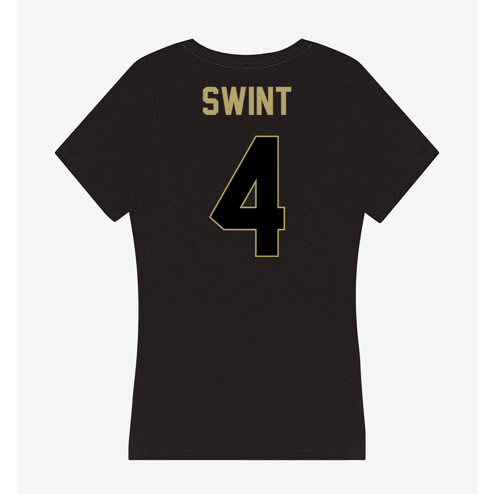 Central Florida - NCAA Football : Taevion Swint - Women's V-Neck T-Shirt-1