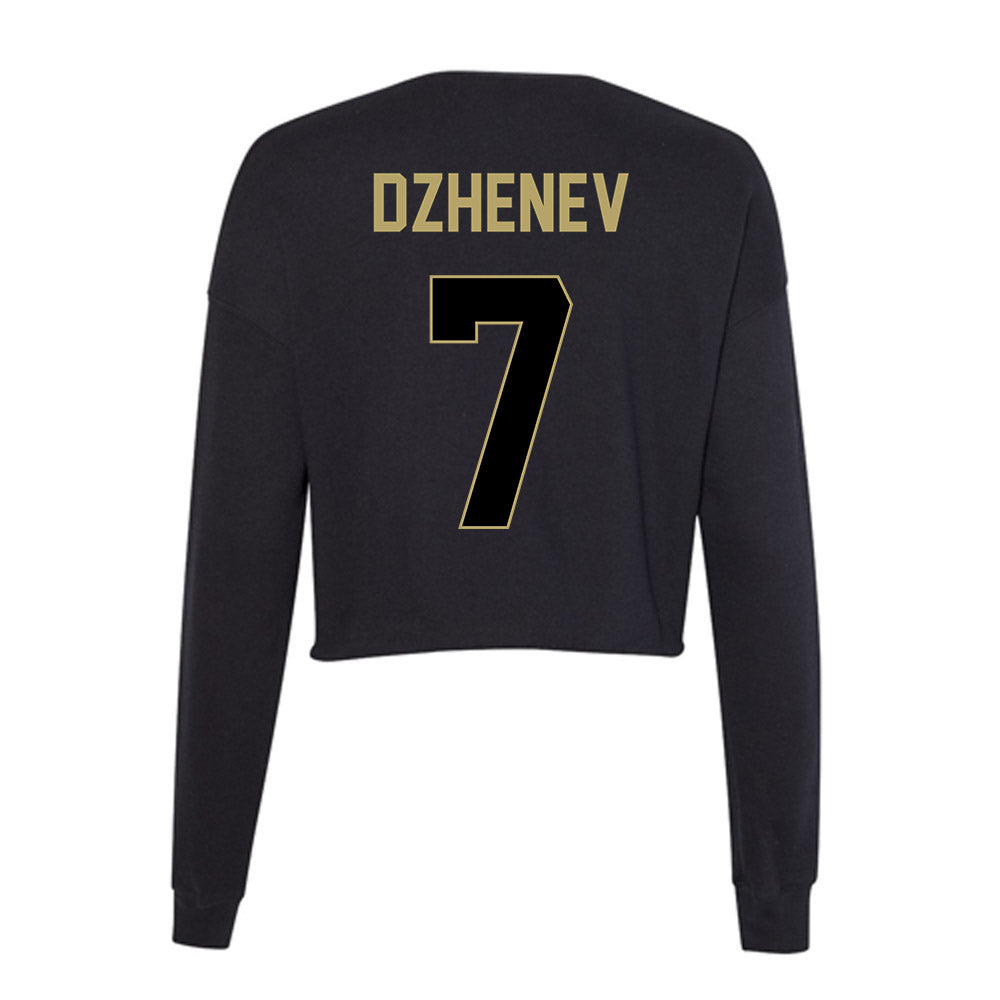 Central Florida - NCAA Men's Tennis : Adriano Dzhenev - Women's Cropped Crew Fleece-1