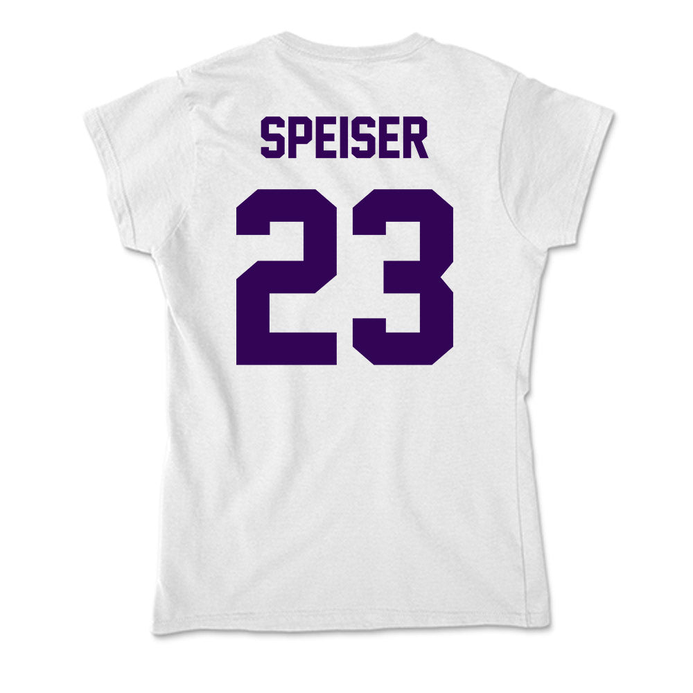 Kansas State - NCAA Women's Basketball : jordan speiser - Soft Style Women’s T-Shirt-1