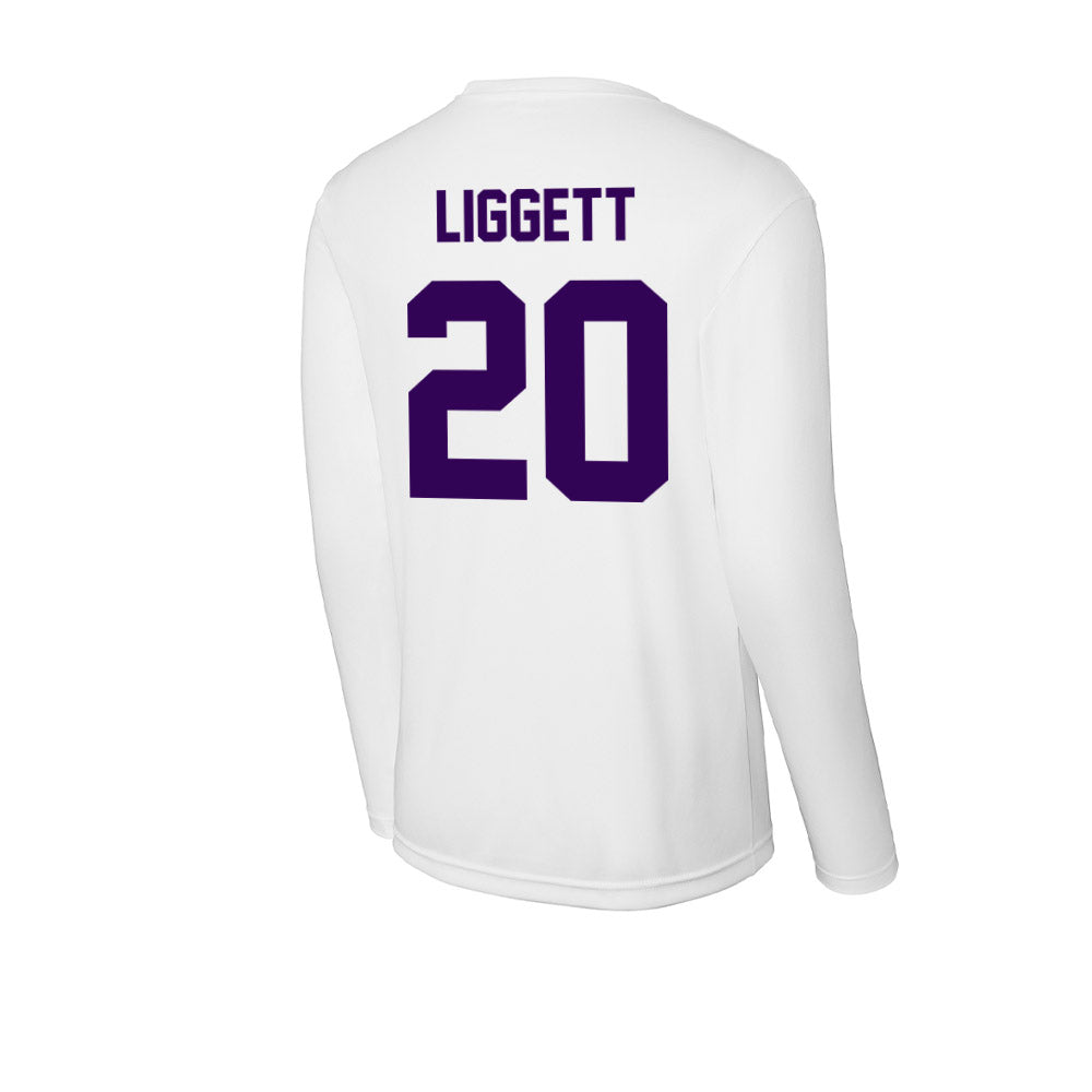 Kansas State - NCAA Baseball : Carson Liggett - Activewear Long Sleeve T-Shirt-1