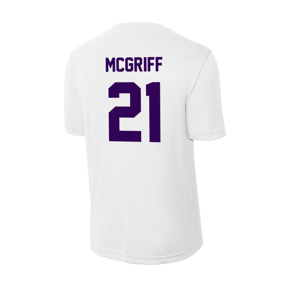 Kansas State - NCAA Men's Basketball : Khamari McGriff - Activewear T-Shirt-1