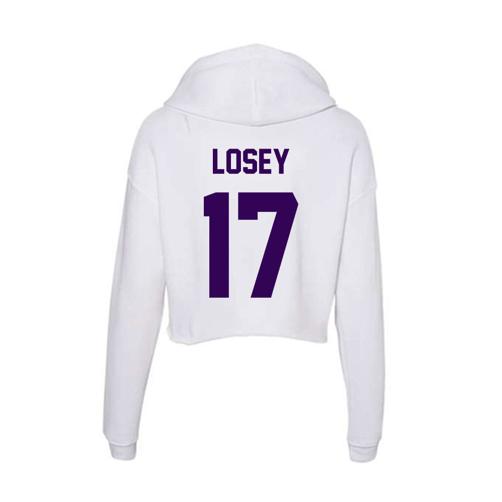 Kansas State - NCAA Women's Soccer : Jordan Losey - Women's Crop Fleece Hoodie-1