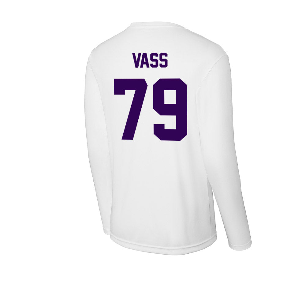 Kansas State - NCAA Football : Devin Vass - Activewear Long Sleeve T-Shirt-1