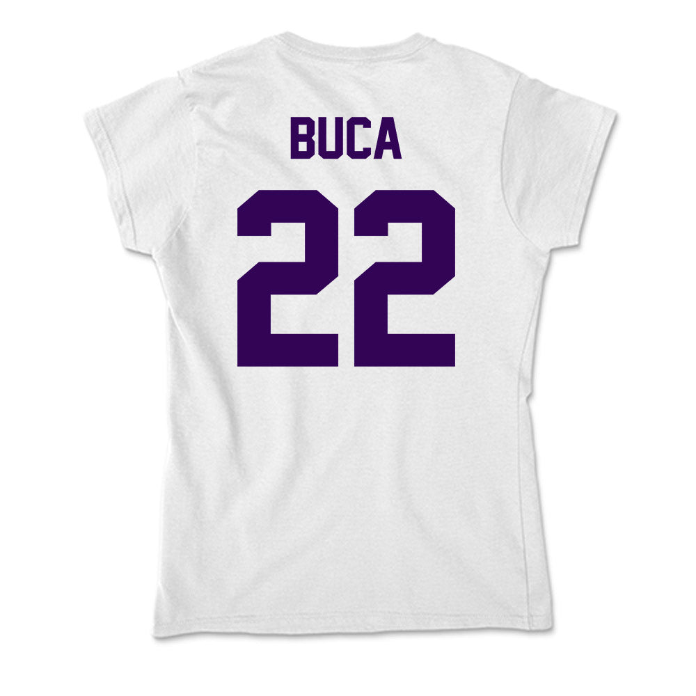 Kansas State - NCAA Men's Basketball : Dorin Buca - Soft Style Women’s T-Shirt-1